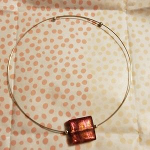 Murano bead Italian choker necklace
